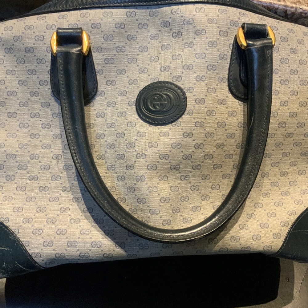 Gucci blue pocket book